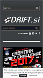Mobile Screenshot of drift.si