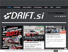 Tablet Screenshot of drift.si